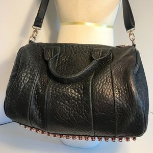 Alexander Wang Large Rockie Satchel Black Rose